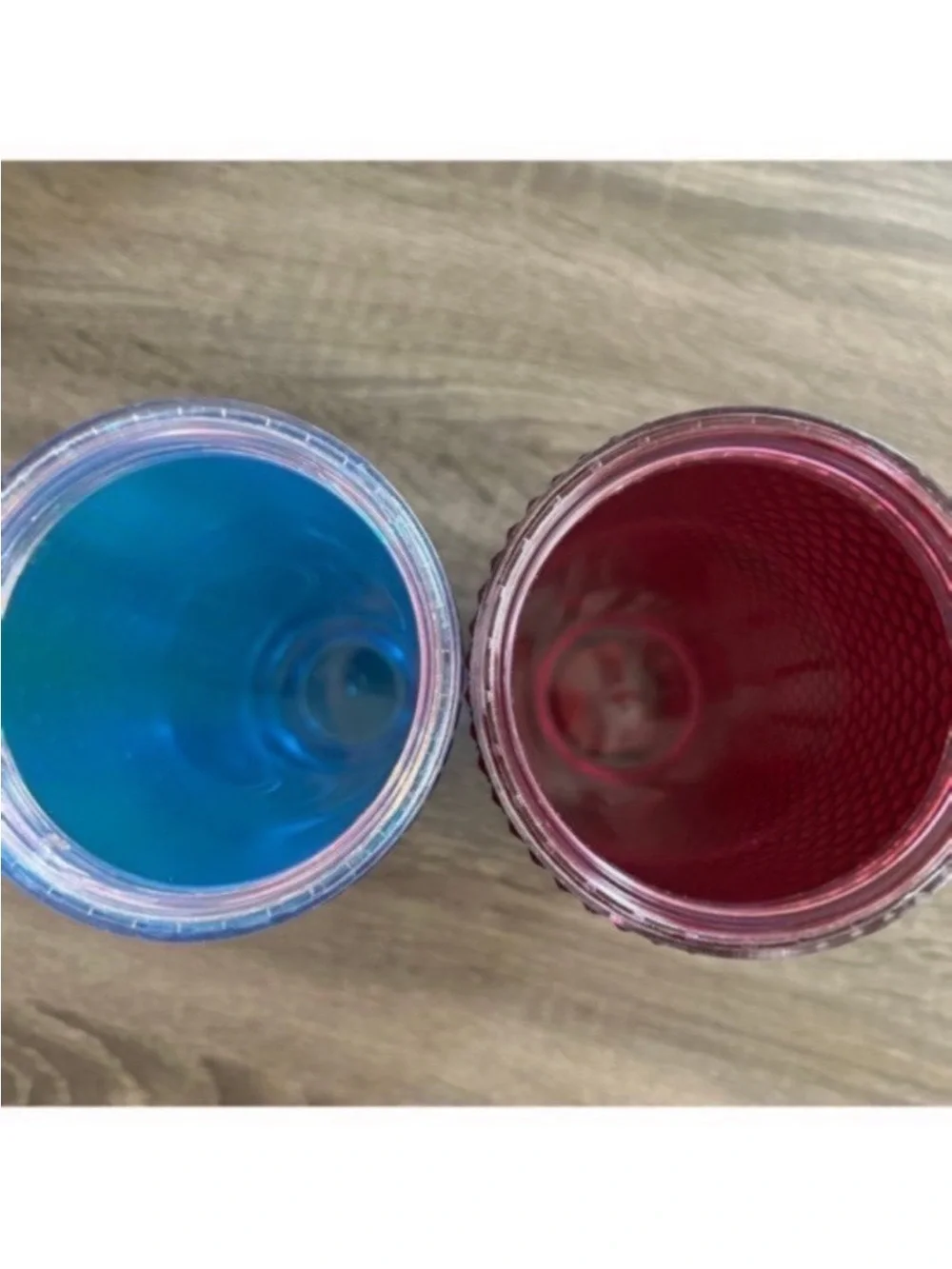 Studded Double Tumbler Set - Blue & Burgundy